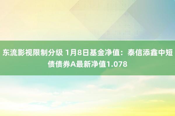 东流影视限制分级 1月8日基金净值：泰信添鑫中短债债券A最新净值1.078